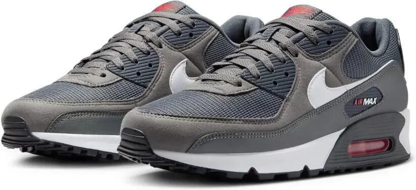 Nike Air Max 90 "Iron Grey University Red" sneakers Grijs - Foto 2
