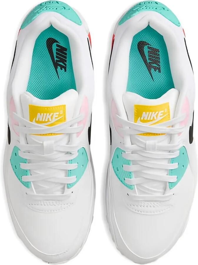 Nike Air Max 90 "White Black Pink Foam Bright Crimson" sneakers Wit - Foto 2