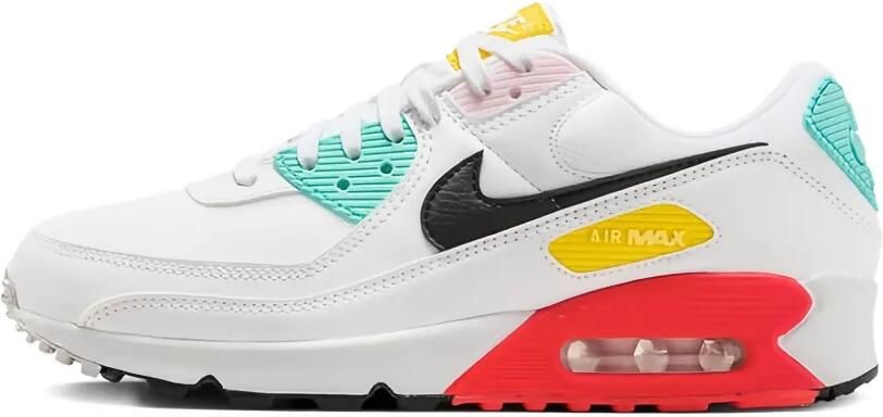 Nike Air Max 90 "White Black Pink Foam Bright Crimson" sneakers Wit - Foto 3