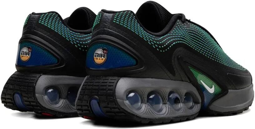 Nike Air Max Dn "Black Hyper Cobalt Rage Green White" sneakers Zwart