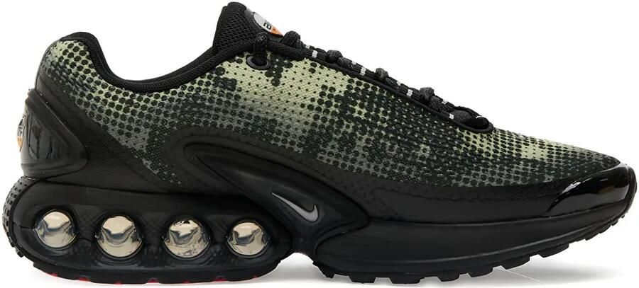 Nike Air Max Dn "Black Olive Aura Medium Olive Metallic Silver" sneakers Zwart
