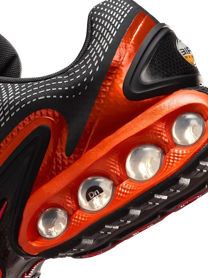 Nike Air Max DN QS "Dark Smoke Grey Metallic Dark Grey Salsa Red" sneakers Zwart - Foto 3