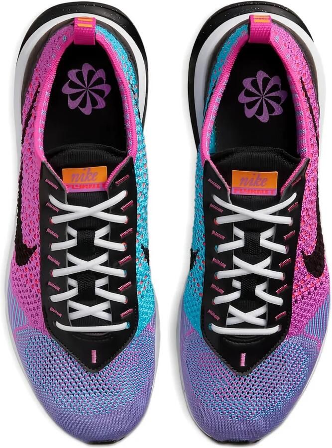 Nike Air Max Flyknit Racer "Fuchsia Dream Black Baltic Blue Vivid Orange" sneakers Roze - Foto 2