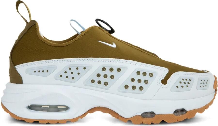 Nike Air Max SNDR geperforeerde sneakers met rits Groen