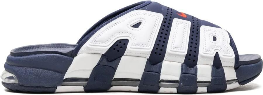 Nike Air More Uptempo "Blue" slippers Blauw