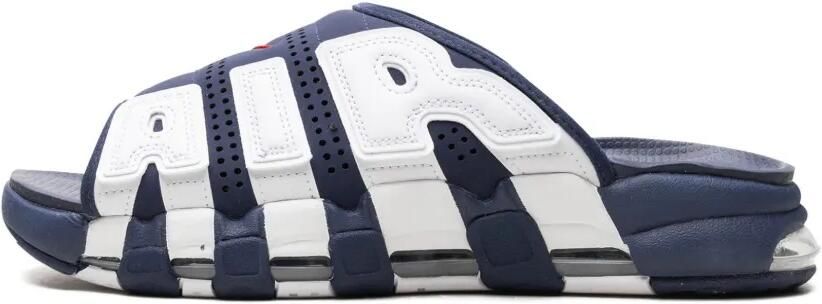 Nike Air More Uptempo "Blue" slippers Blauw - Foto 5