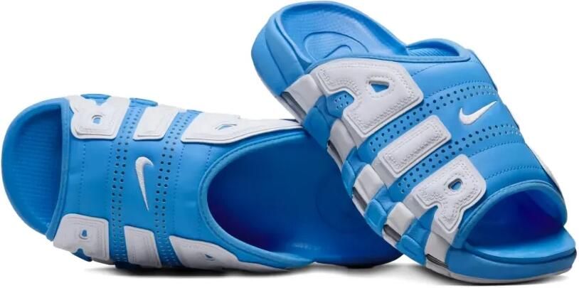 Nike Air More Uptempo Slide "University Blue" sandalen Blauw - Foto 2