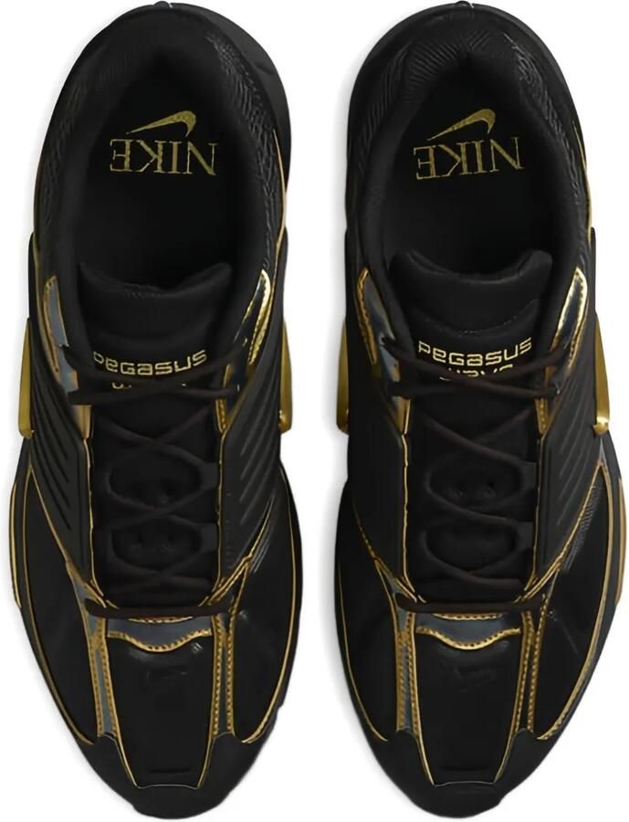 Nike Air Pegasus Wave Premium "Black Metallic Gold Anthracite Gridiron" sneakers" Zwart - Foto 2