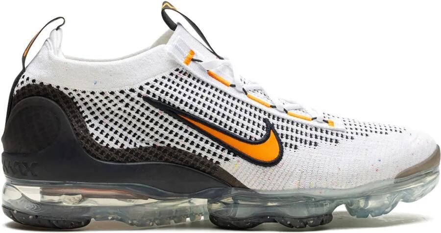 Nike Air VaporMax 2021 Flyknit "White Kumquat" sneakers Wit