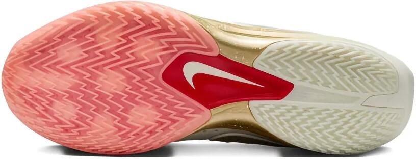 Nike Air Zoom GT Cut 3 "Our Holiday Sea Glass Oil Green Metallic Gold University Red Light Wild Mango Sail" sneakers Groen - Foto 5