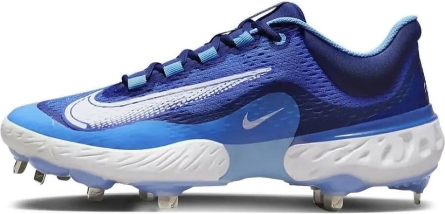 Nike Alpha Huarache Elite 4 Low "Hyper Royal White" sneakers Blauw