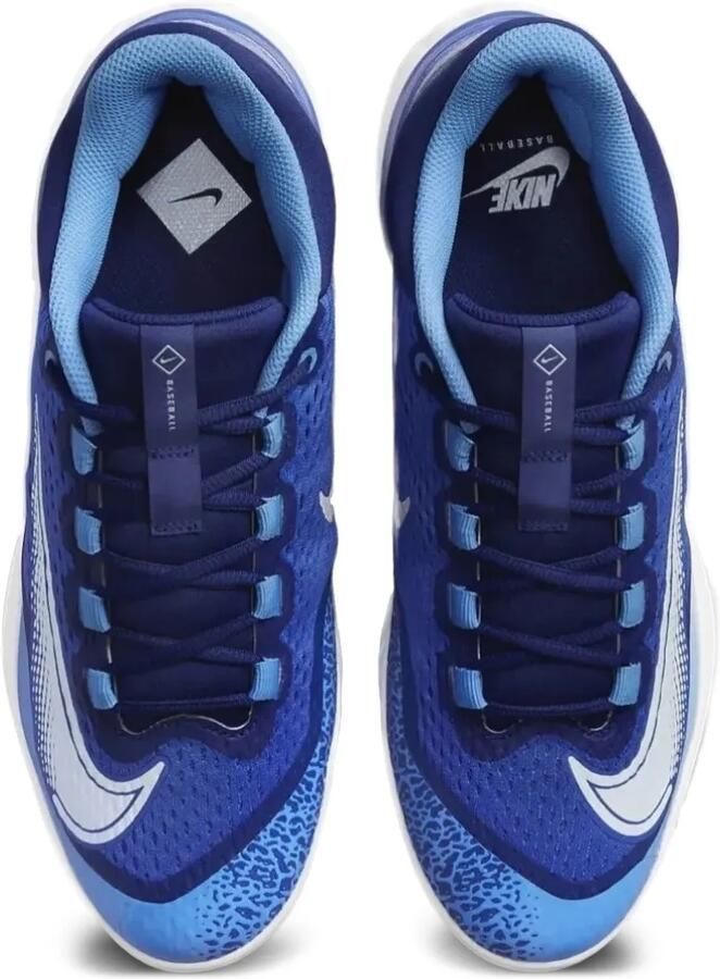 Nike Alpha Huarache Elite 4 Low "Hyper Royal White" sneakers Blauw - Foto 2