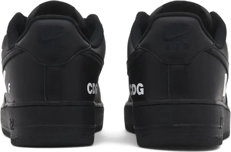 Nike Black leren high-top sneakers Zwart - Foto 3