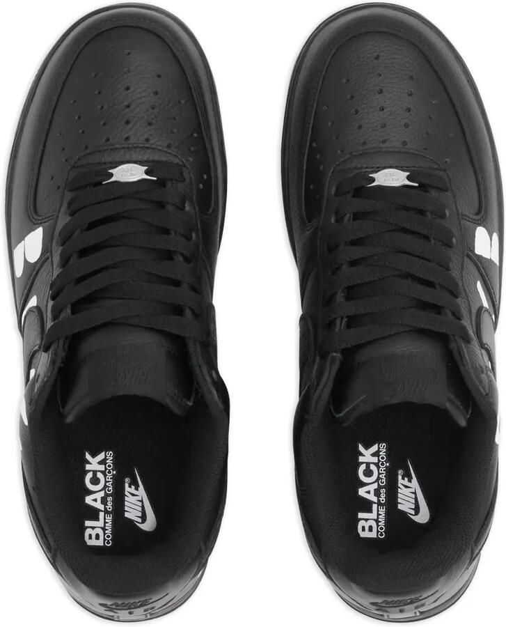 Nike Black leren high-top sneakers Zwart - Foto 2