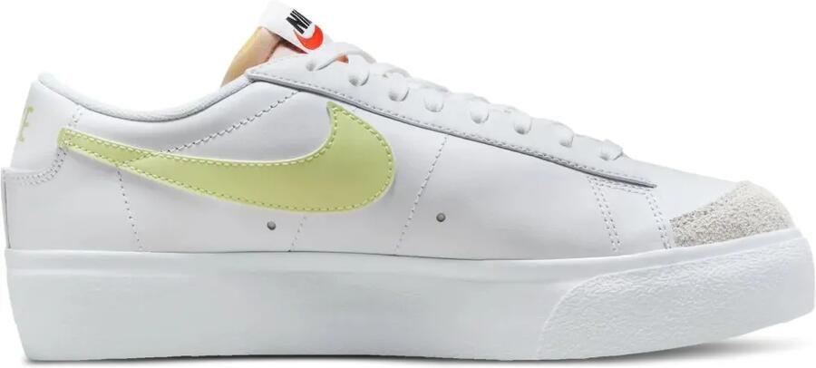 Nike Blazer Low Platform "White Life Lime" sneakers Wit