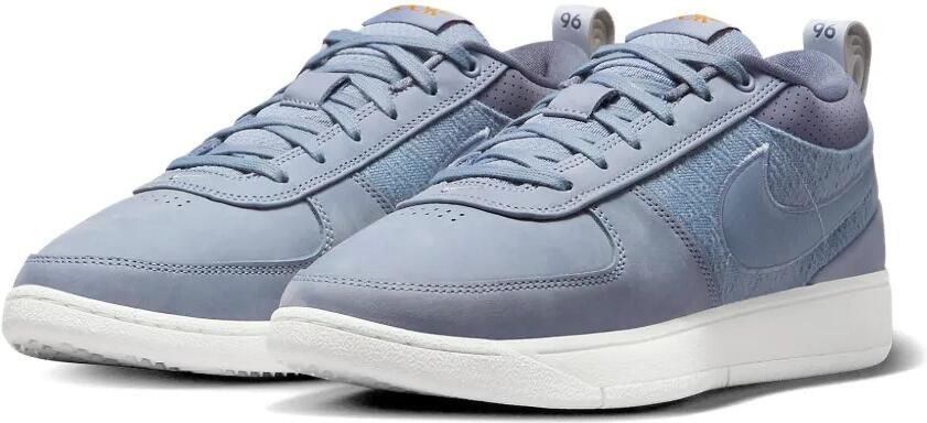 Nike Dunk Low Retro fleece-Swoosh sneakers Blauw - Foto 6