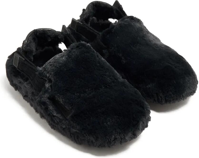 Nike Calm SE slingback sandalen met imitatiebont Zwart - Foto 2