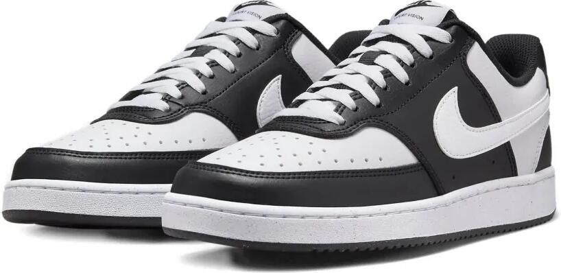 Nike Court Vision Low Next Nature "Black White" sneakers Zwart