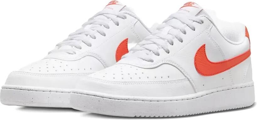 Nike Court Vision Low Next Nature "White Picante Red" sneakers Wit - Foto 4