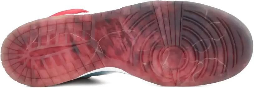 Nike Dunk High Premium SB high-top suède sneakers Rood - Foto 4