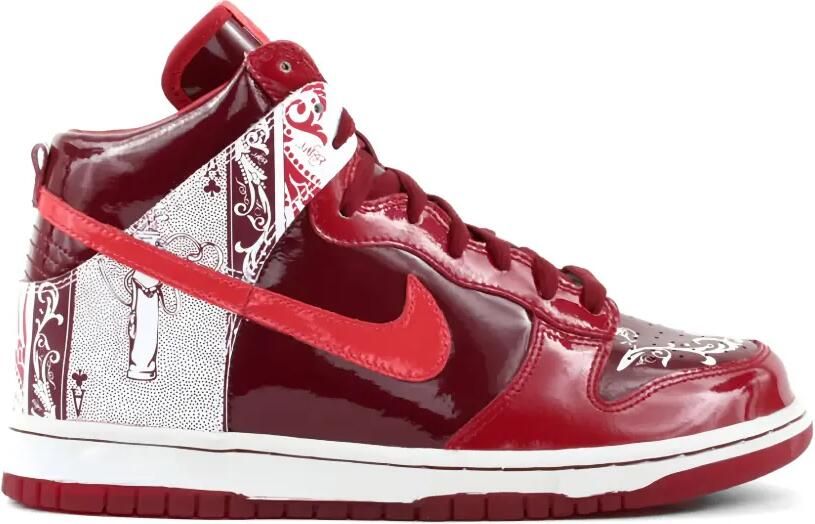 Nike Dunk High Premium sneakers Rood