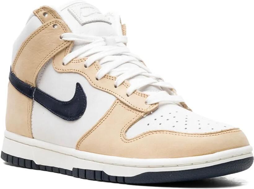 Nike Dunk High PRM MF "Sesame Obsidian" sneakers Beige - Foto 2