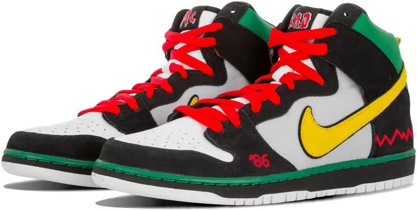 Nike Dunk High Pro Premium SB sneakers Zwart - Foto 2