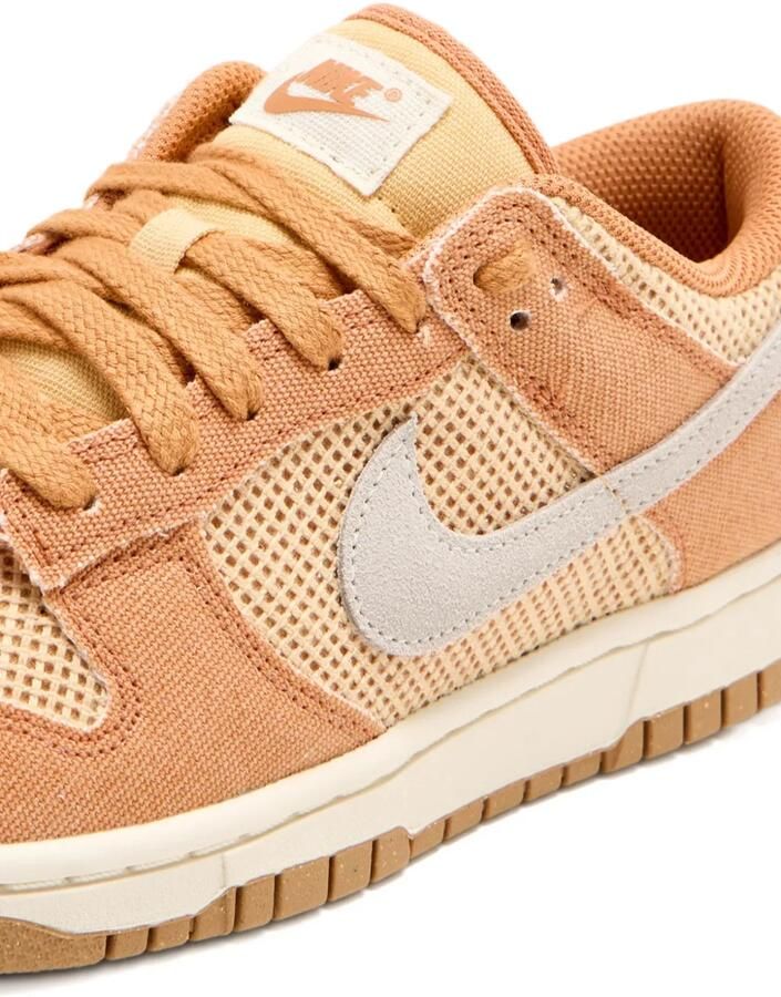 Nike Dunk Low Next Nature sneakers met mesh vlak Beige - Foto 3