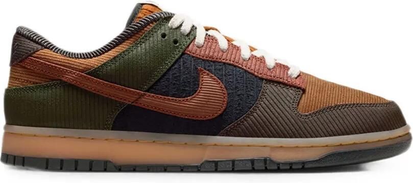 Nike Dunk Low Retro Premium ribfluwelen sneakers Bruin - Foto 6