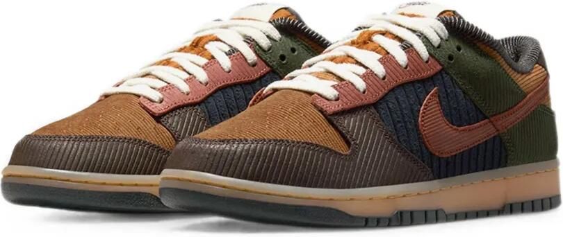 Nike Dunk Low Retro Premium ribfluwelen sneakers Bruin - Foto 7