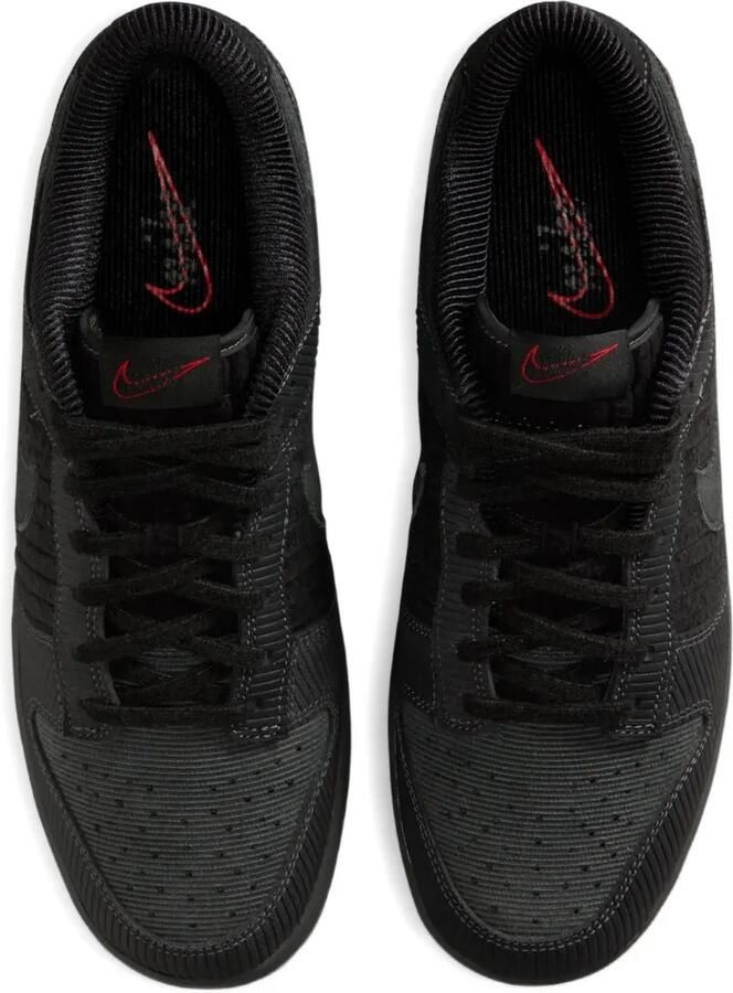Nike Dunk Low Retro Premium ribfluwelen sneakers Zwart - Foto 2