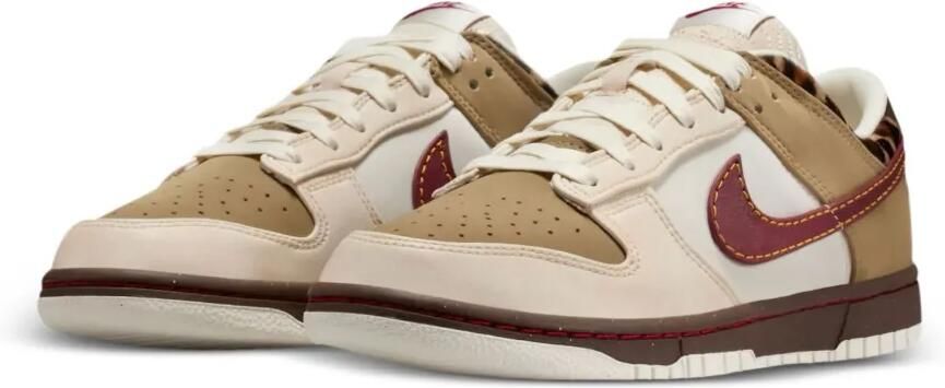 Nike Dunk Low sneakers met luipaardprint Beige - Foto 9