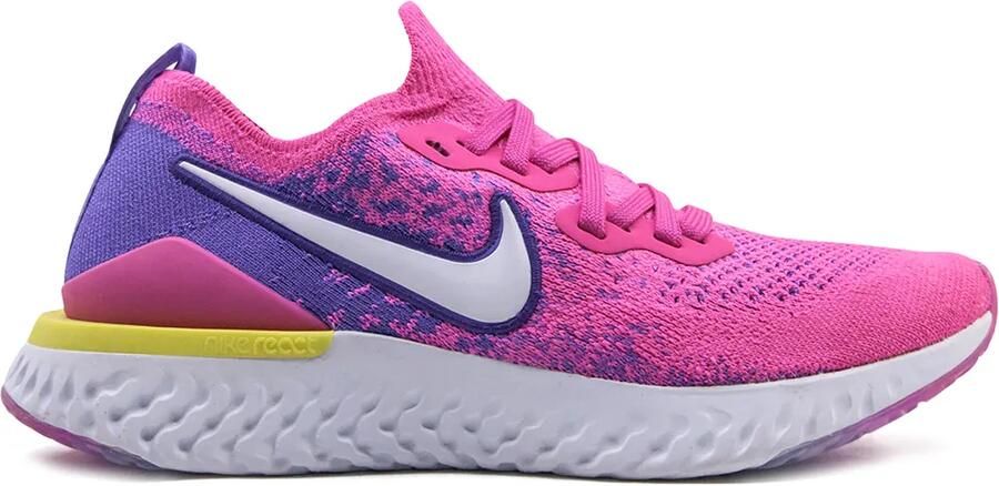 Nike Epic React Flyknit 2 low-top sneakers Roze