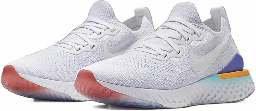 Nike Epic React Flyknit 2 sneakers Wit - Foto 2
