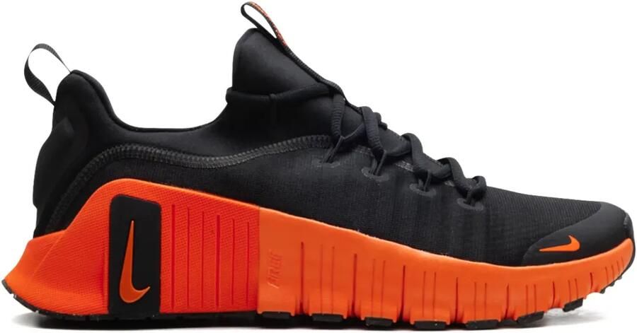 Nike Free Metcon 6 "Black Black Light Wild Mango" sneakers Zwart