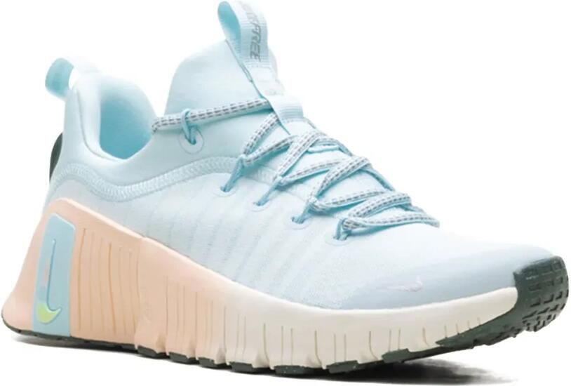 Nike Free Metcon 6 Premium "Glacier Blue Washed Coral Vintage Green Metallic Silver" sneakers Blauw - Foto 2