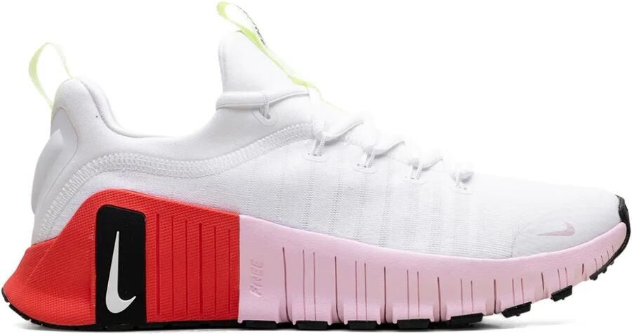 Nike Free Metcon 6 WMNS "White Barely Volt Bright Crimson Pink Foam" sneakers Wit