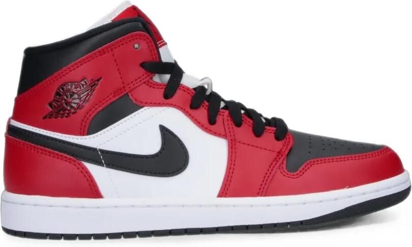 Nike geperforeerde vetersneakers Rood