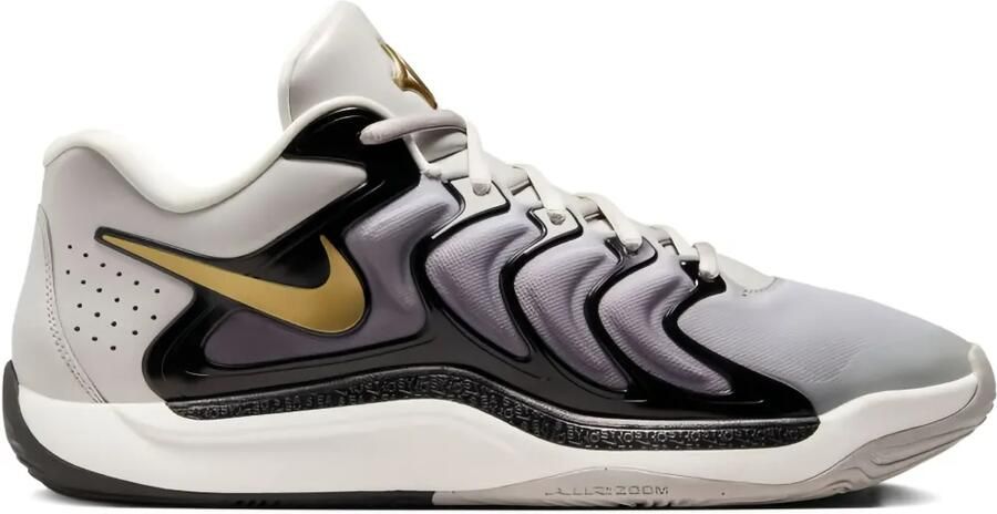 Nike KD 17 "Light Iron Ore Metallic Gold" sneakers Grijs