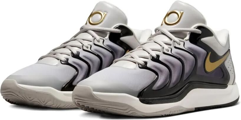 Nike KD 17 "Light Iron Ore Metallic Gold" sneakers Grijs - Foto 4