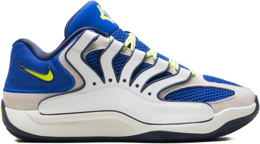 Nike KD 18 'Hyper Royal Neon Yellow Sail' sneakers Wit - Foto 5