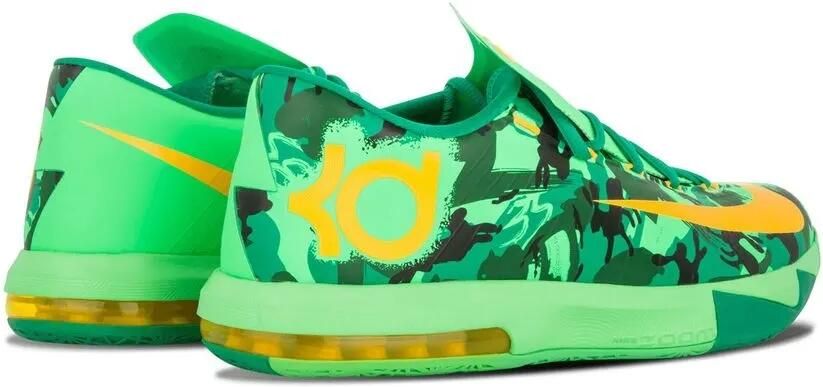 Nike KD 6 low-top sneakers Groen - Foto 3
