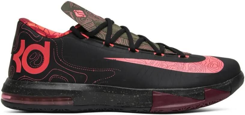Nike KD 6 Meteorology sneakers Zwart