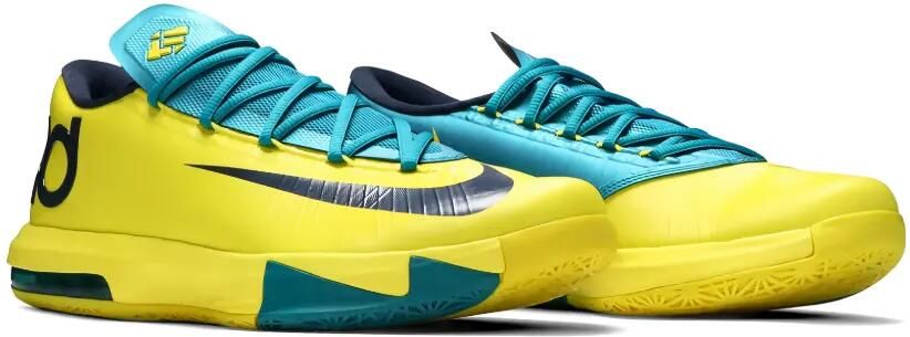 Nike KD 6 sneakers Geel - Foto 2