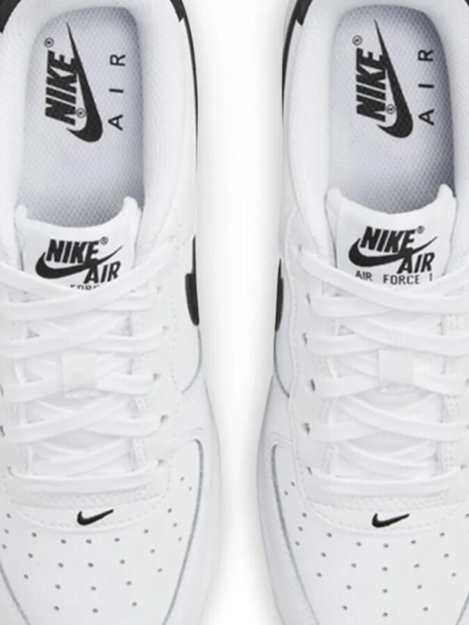 Nike Kids Air Force 1 Low '07 "White Black" sneakers Wit - Foto 2
