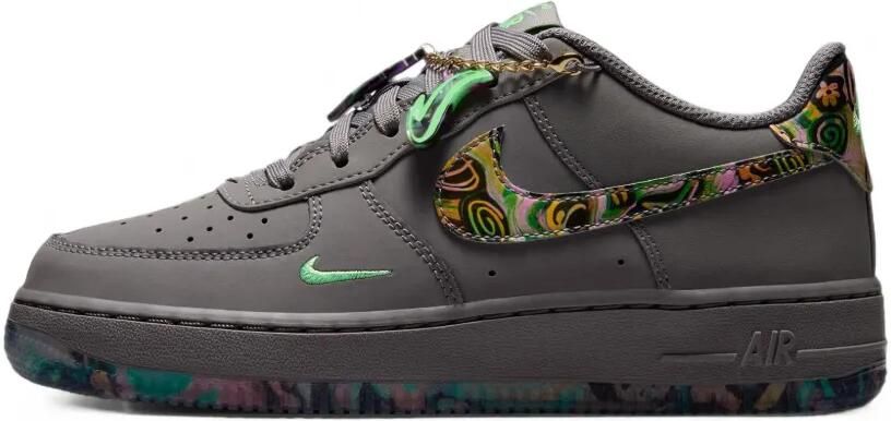 Nike Kids Air Force 1 Low sneakers met bedel Grijs
