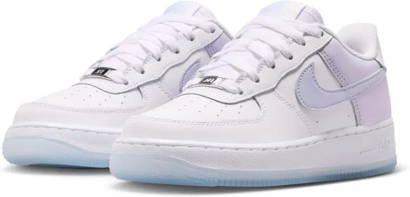 Nike Kids Air Force 1 Low sneakers met vlakken Wit