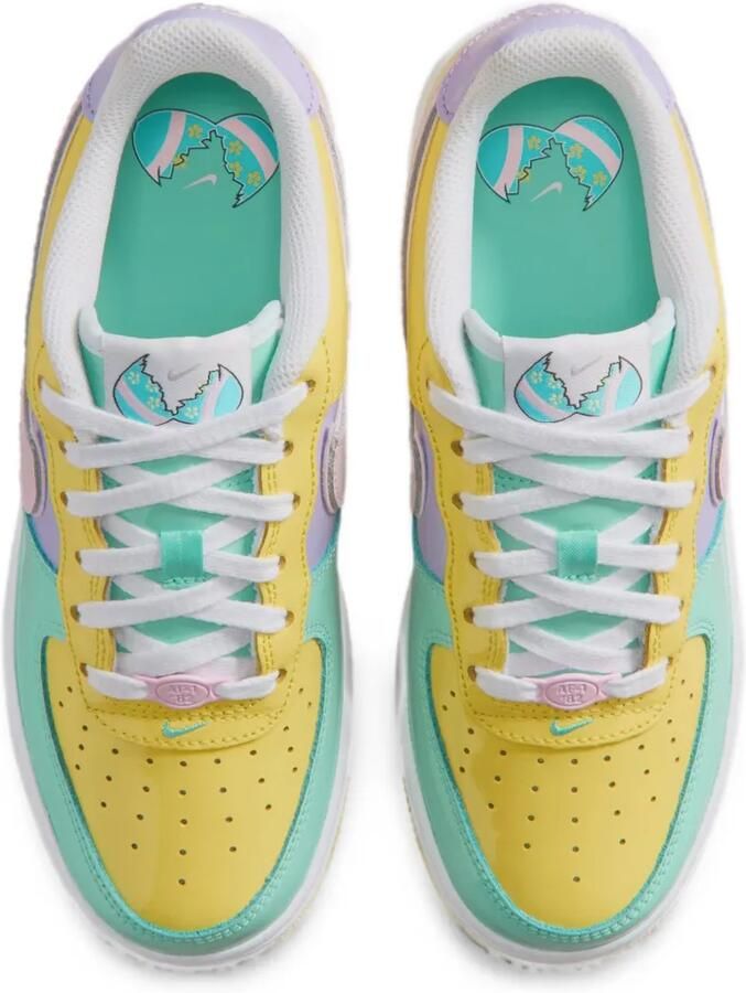 Nike Kids Air Force 1 low-top sneakers Geel - Foto 2