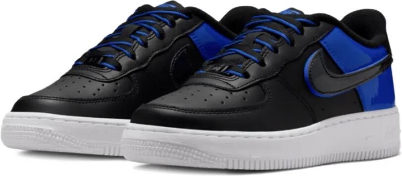 Nike Kids Air Force 1 low-top sneakers Zwart