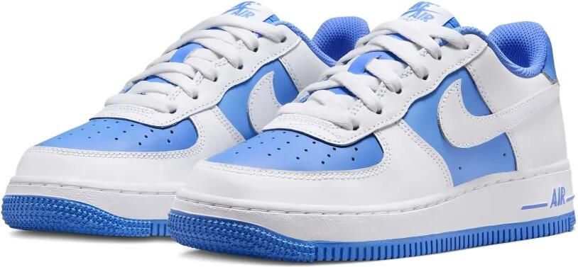 Nike Kids Air Force 1 Low "White Light Blue" sneakers Wit - Foto 5